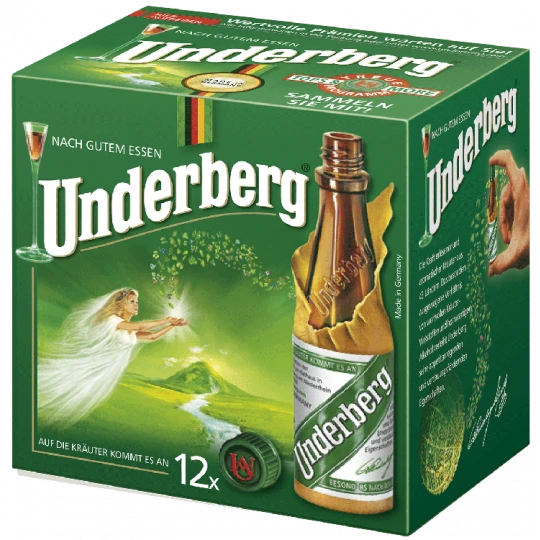 Underberg Kräuter-Bitter 12ST 240ML 3 Underberg Kräuter-Bitter 12ST 240ML