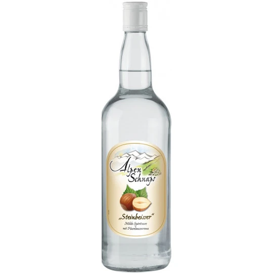 Alpenschnaps Haselnuss 1L 3 Alpenschnaps Haselnuss 1L