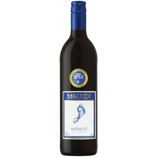 Barefoot Merlot Trocken 0,75L 3 Barefoot Merlot Trocken 0,75L