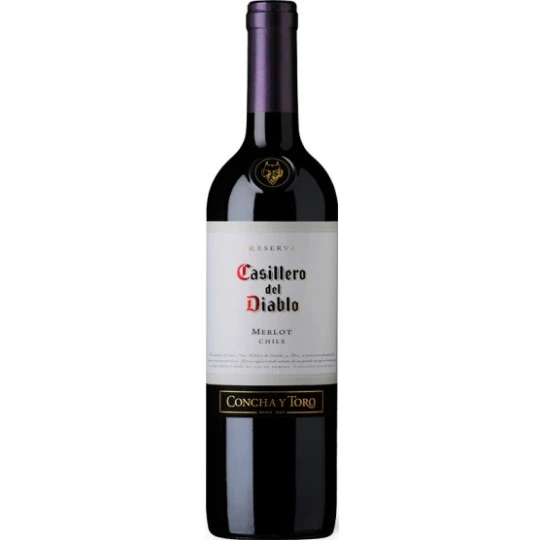 Concha Y Toro Casillero Del Diablo Merlot 0,75L 3 Concha Y Toro Casillero Del Diablo Merlot 0,75L
