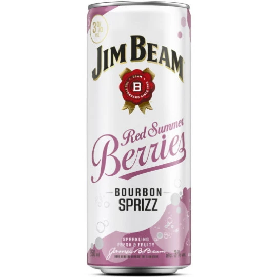 Jim Beam Red Summer Berries Bourbon Sprizz 0,25L 3 Jim Beam Red Summer Berries Bourbon Sprizz 0,25L