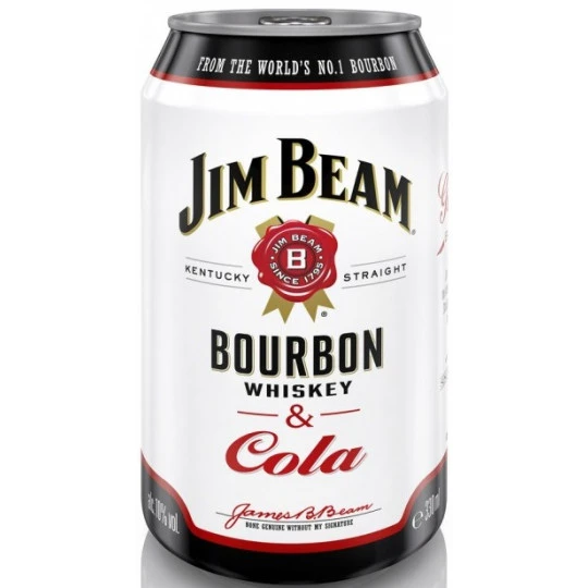 Jim Beam Bourbon & Cola 0,33L 3 Jim Beam Bourbon & Cola 0,33L