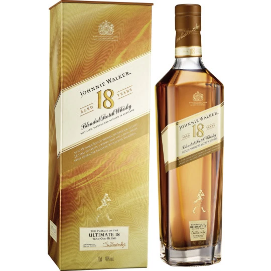 Johnnie Walker Whisky 18 Jahre 40% GP 0,7L 3 Johnnie Walker Whisky 18 Jahre 40% GP 0,7L