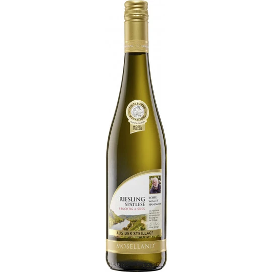 Moselland Riesling Spätlese Fruchtig & Süss 0,75L 3 Moselland Riesling Spätlese Fruchtig & Süss 0,75L