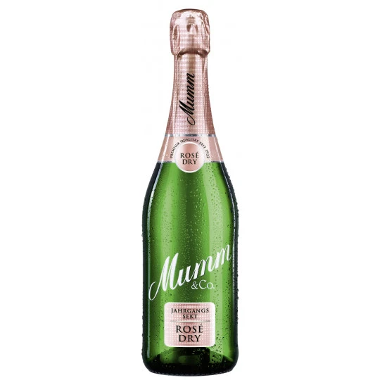 Mumm Rosé Dry Jahrgangssekt Trocken 0,75l 3 Mumm Rosé Dry Jahrgangssekt Trocken 0,75l