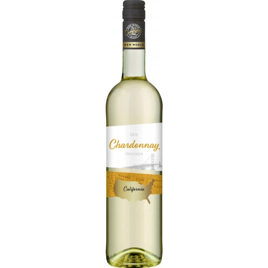 OverSeas Kalifornien Chardonnay Weißwein 0,75L 3 OverSeas Kalifornien Chardonnay Weißwein 0,75L