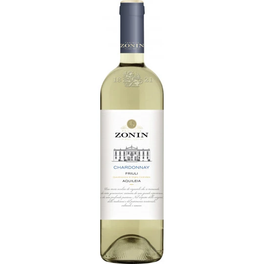 Zonin Classici Chardonnay Friuli Aquileia DOC Trocken 0,75L 3 Zonin Classici Chardonnay Friuli Aquileia DOC Trocken 0,75L